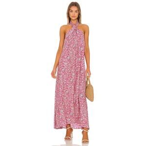Natalie Martin Pink Floral Maxi Dress